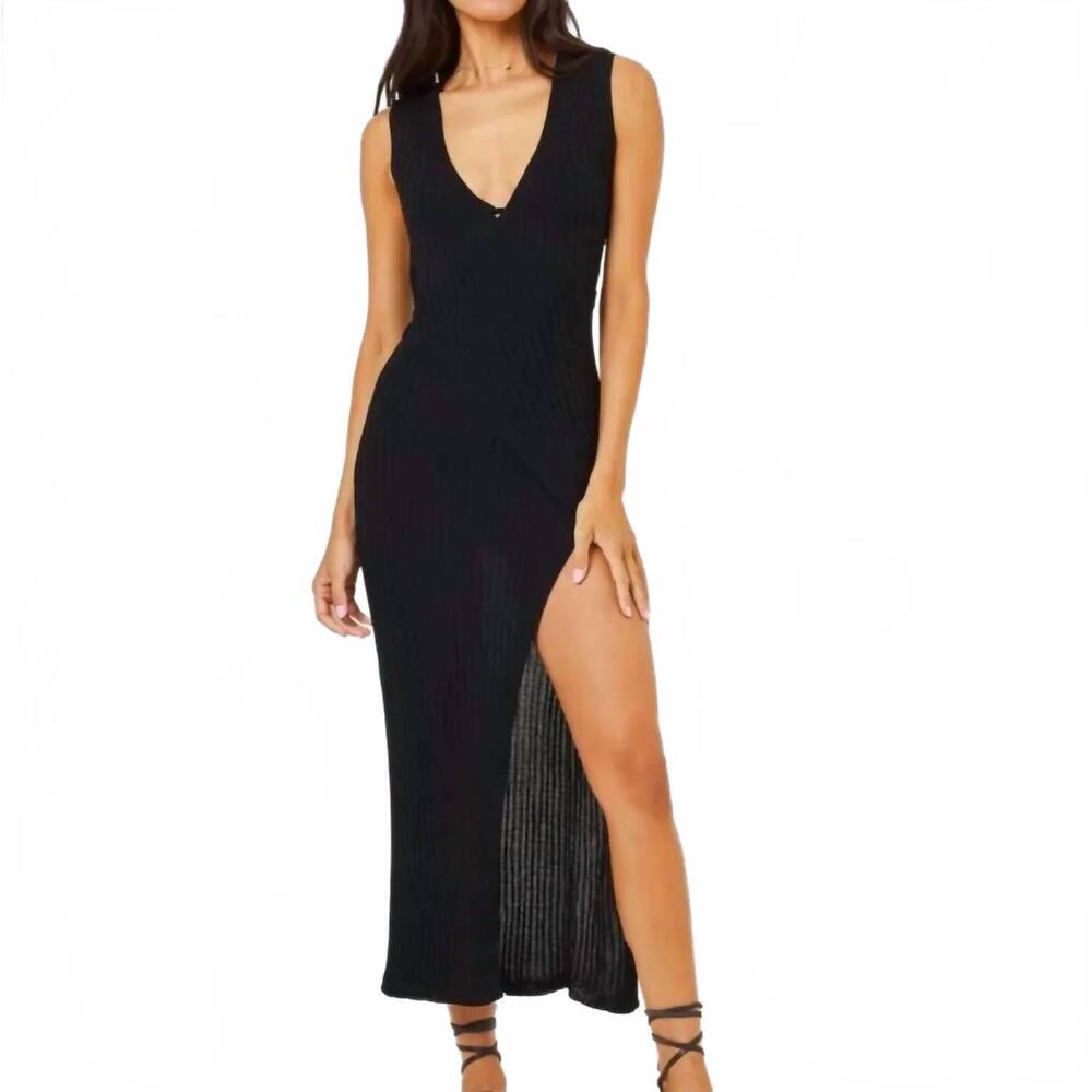 NEW L*SPACE candice cover up in black